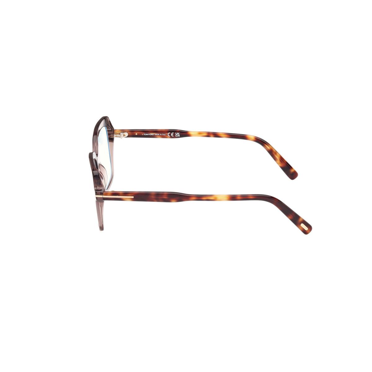 Tom Ford FT5947-B-048-54 Shiny Dark Brown Eyeglasses