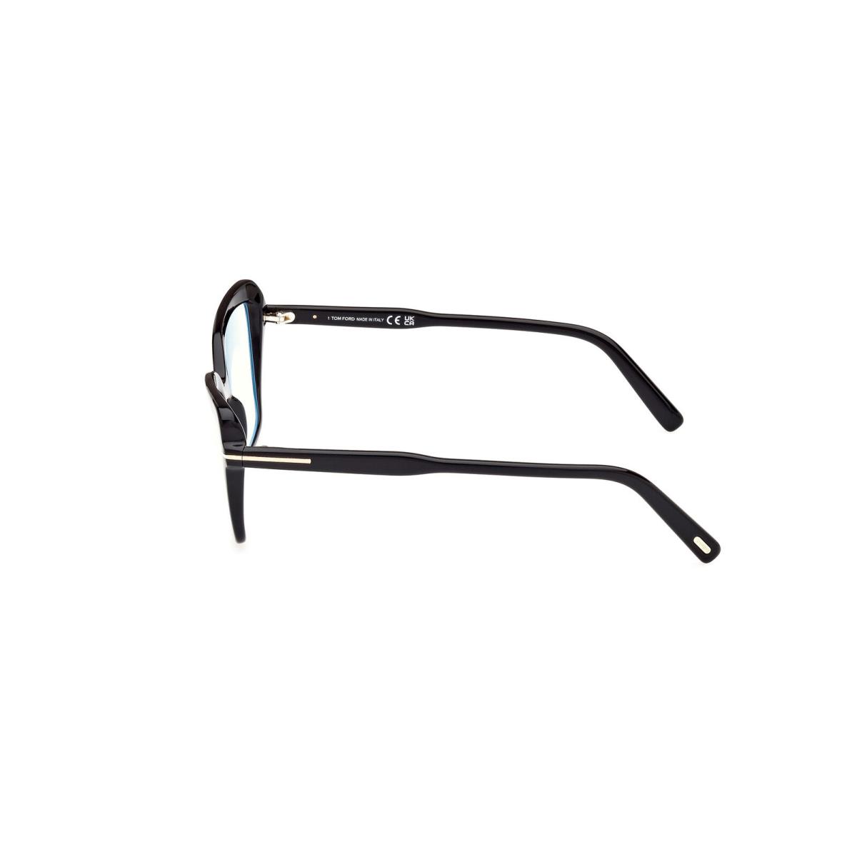 Tom Ford FT5948-B-001-55 Shiny Black Eyeglasses