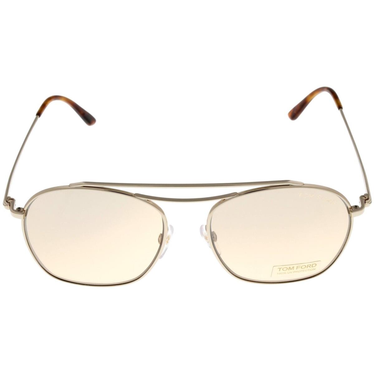 Tom Ford Sunglasses Unisex Aviator Gold BrownTF146 28G