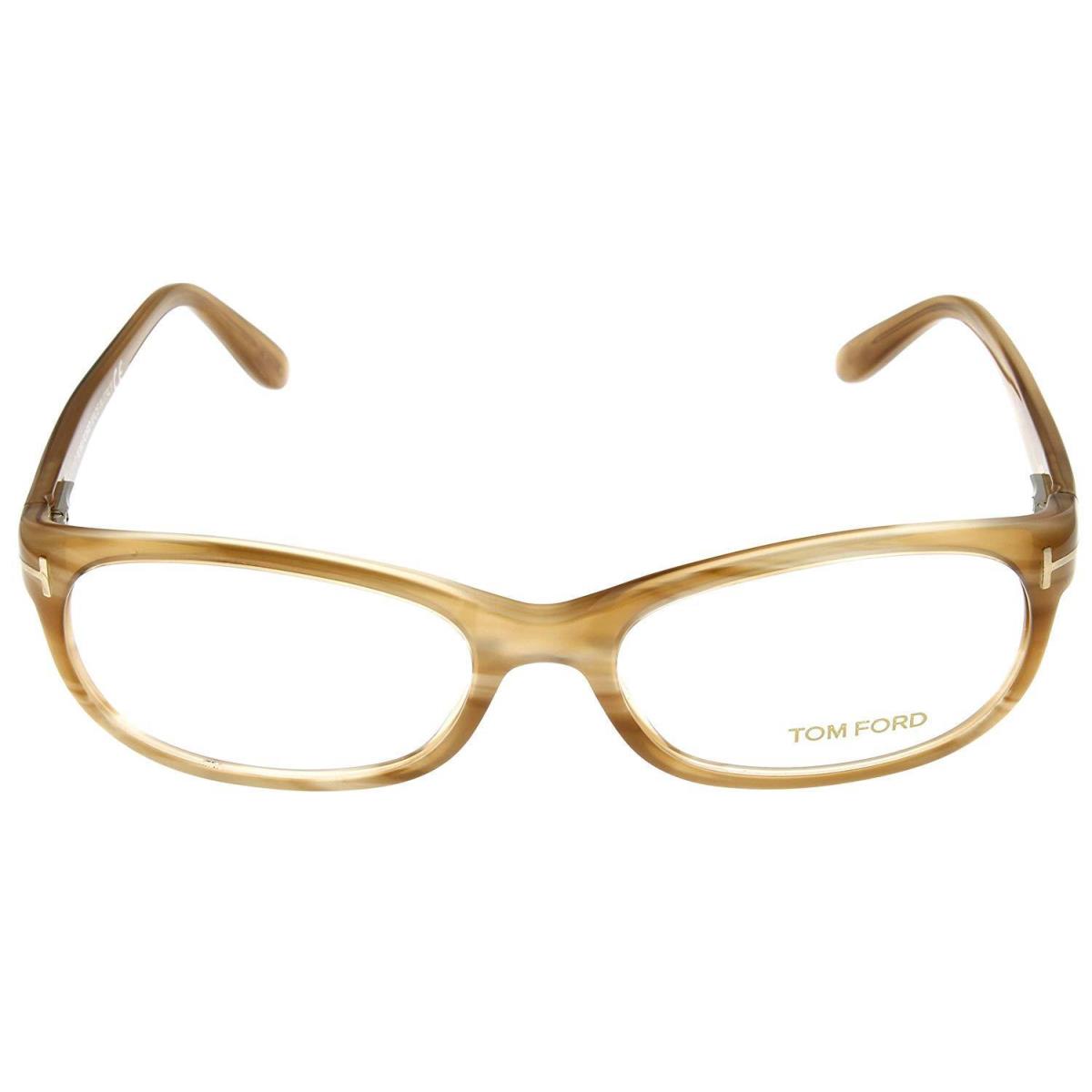 Tom Ford Eyeglasses Frame Unisex Brown Rectangular Fashion TF 5229 047