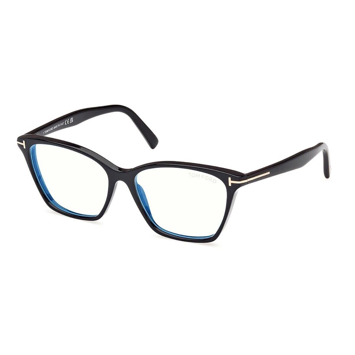 Tom Ford FT5949-B-001-56 Shiny Black Eyeglasses