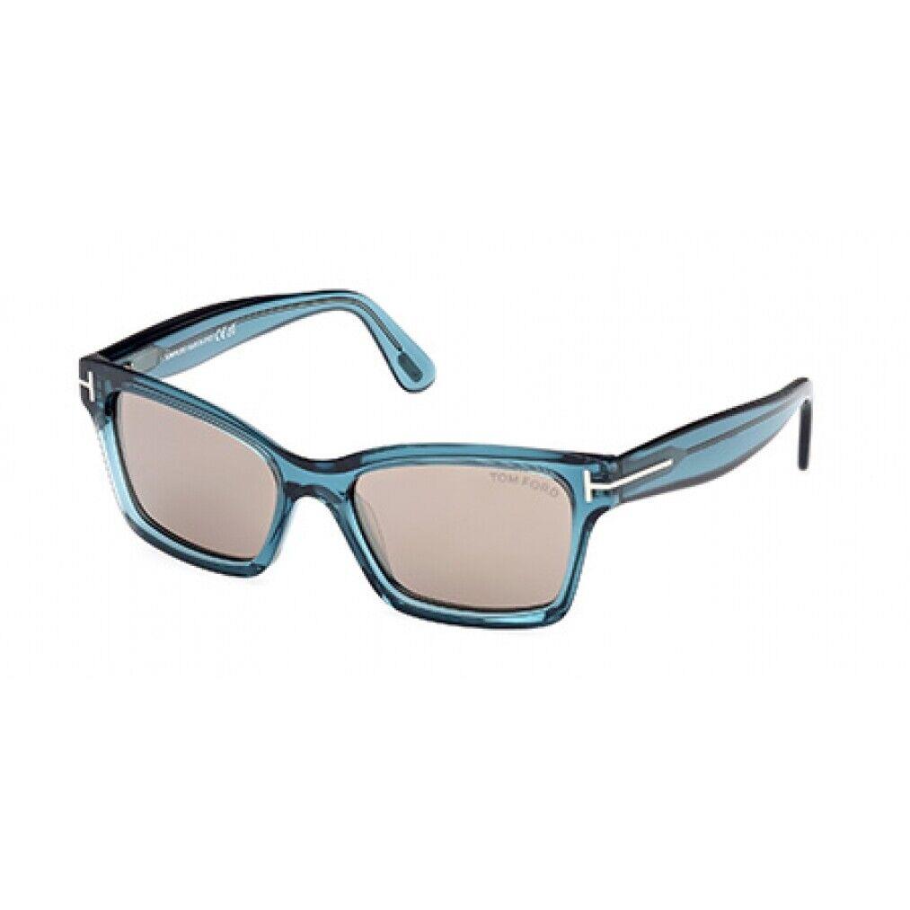 Tom Ford FT 1085 Sunglasses 90L Shiny Turquoise