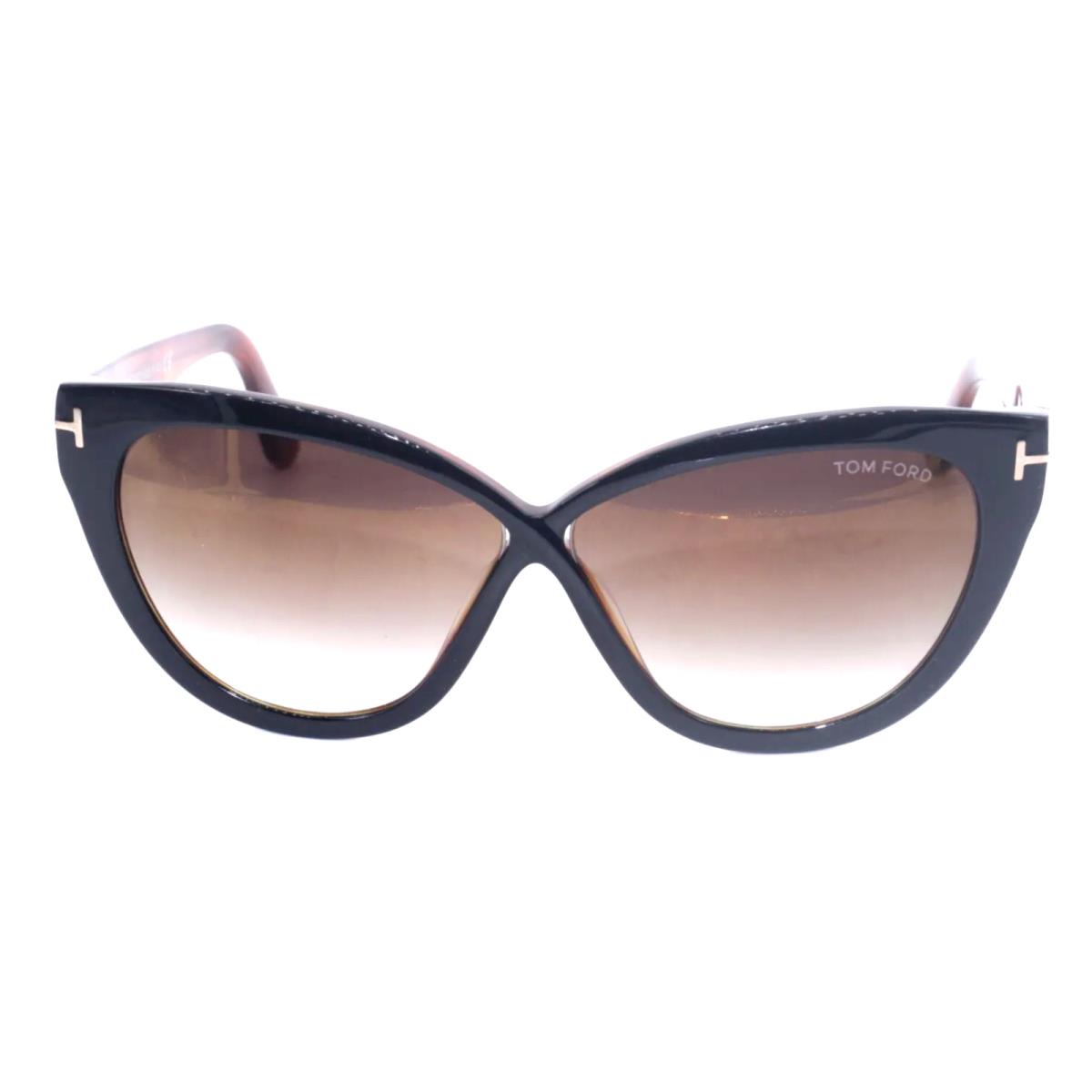 Tom Ford Sunglasses Arabella TF 511 05G 59-11 Black-tortoise w/ Brown Mirror