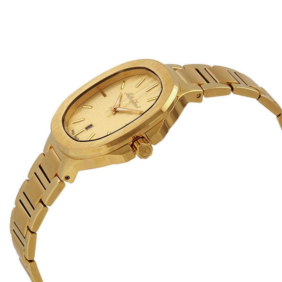 Mathey-tissot Evasion Quartz Gold Dial Men`s Watch H152PDI