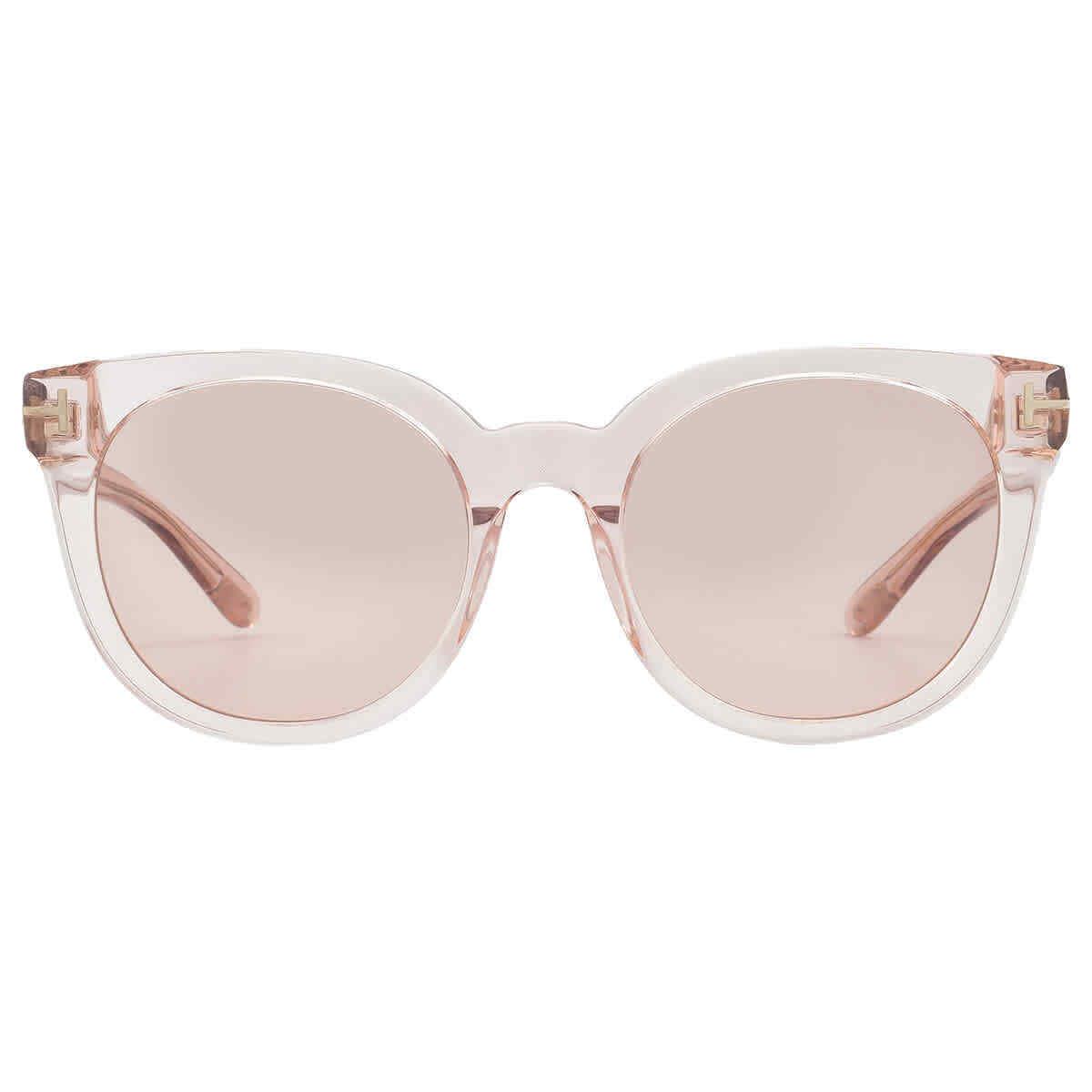 Tom Ford Moira Pink Photochromatic Oval Ladies Sunglasses FT1109 72S 53