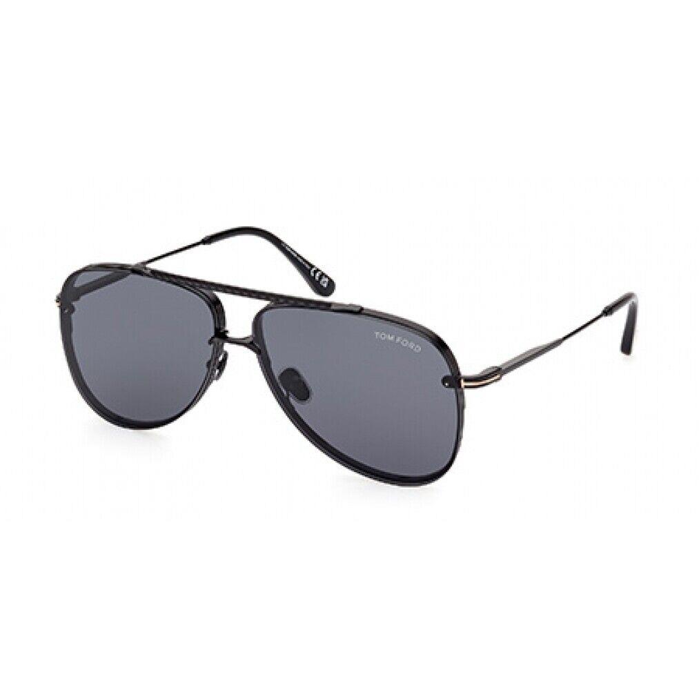 Tom Ford FT 1071 Sunglasses 01A Shiny Black