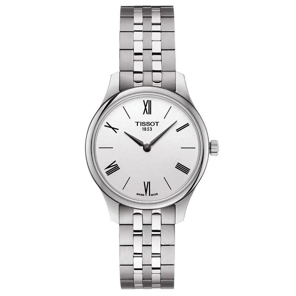 Tissot Ladies Tradition 5.5 Quartz Silver Dial Watch - T0632091103800