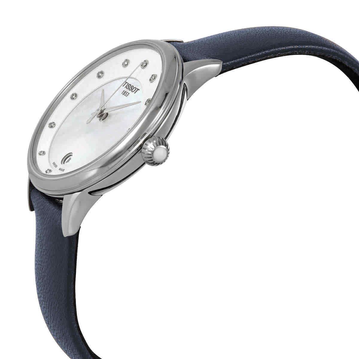 Tissot Odaci-t Quartz Diamond White Mop Dial Ladies Watch T133.210.16.116.00