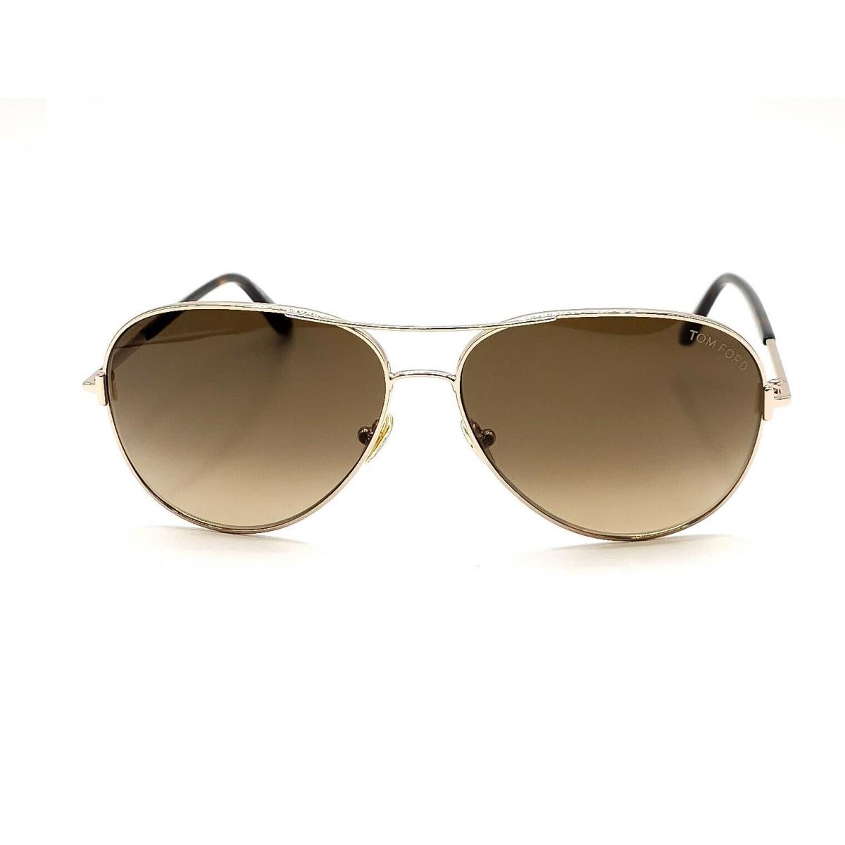 Tom Ford TF 0823 Clark Sunglasses 28F Gold/brown Gradient Lenses