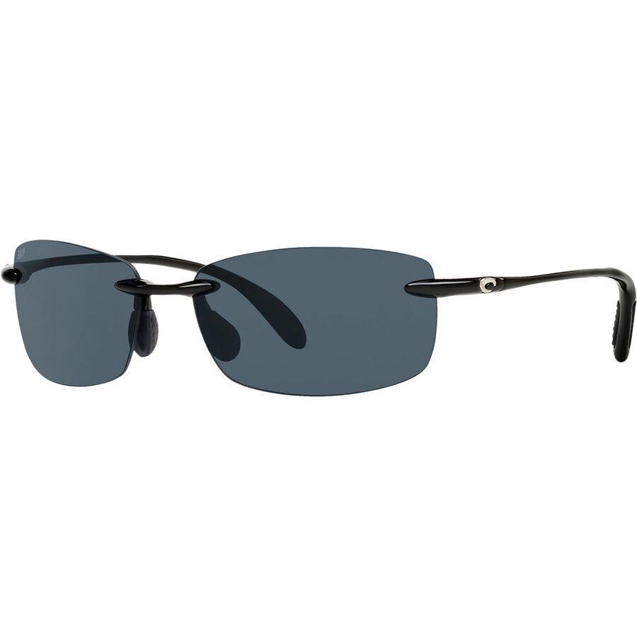 Costa Sunglasses-ballast 11-Shiny Black w/ Gray Lens-580P