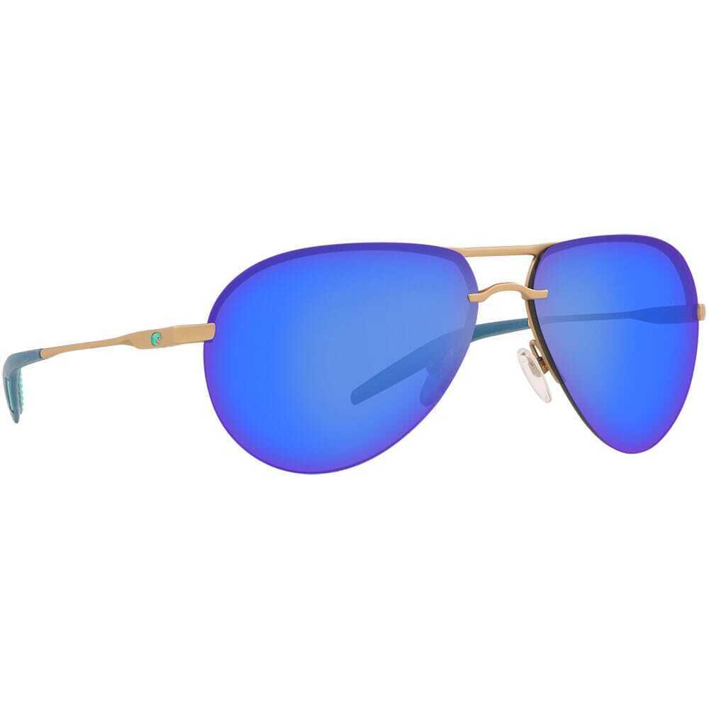 Costa Helo Matte Champagne + Blue/turquoise Sunglasses 580P 06S6006-60060861