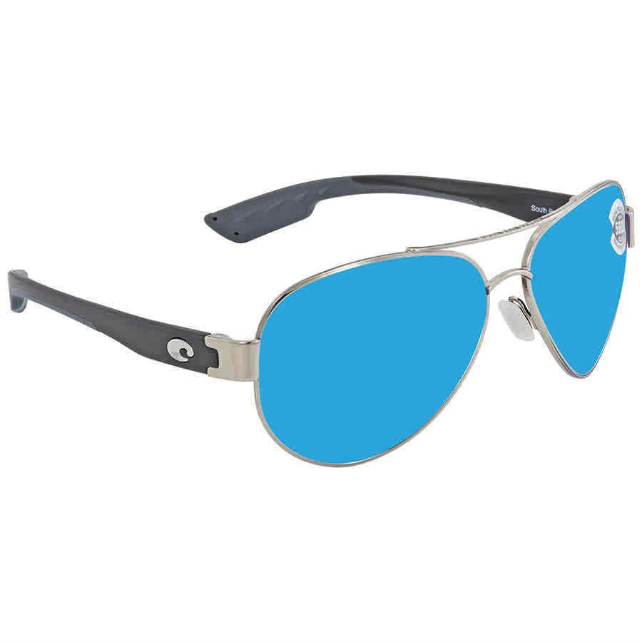 Costa Del Mar South Point Blue Mirror Polarized Glass Unisex Sunglasses SO 21