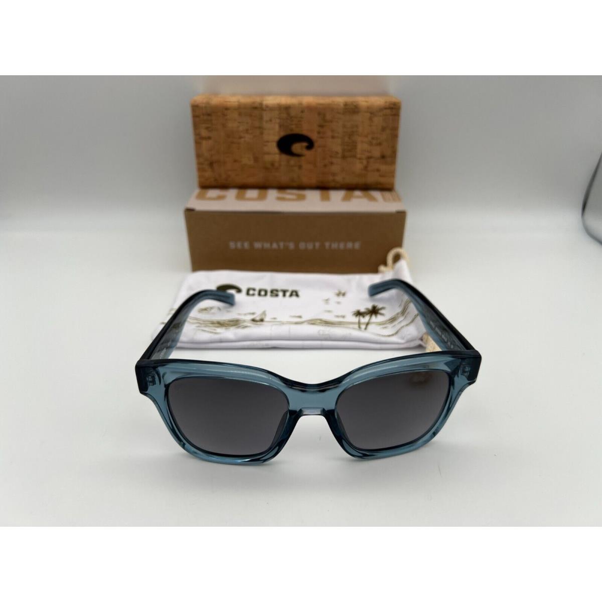 Costa Del Mar Nusa Polarized Sunglasses Aquamarine/ Gray Gradient Glass 580G