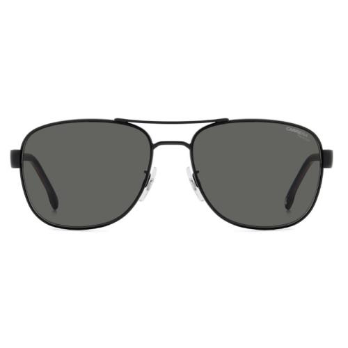 Carrera C Flex 02/G/S 003 Matte Black/grey Polarized Square Men`s Sunglasses