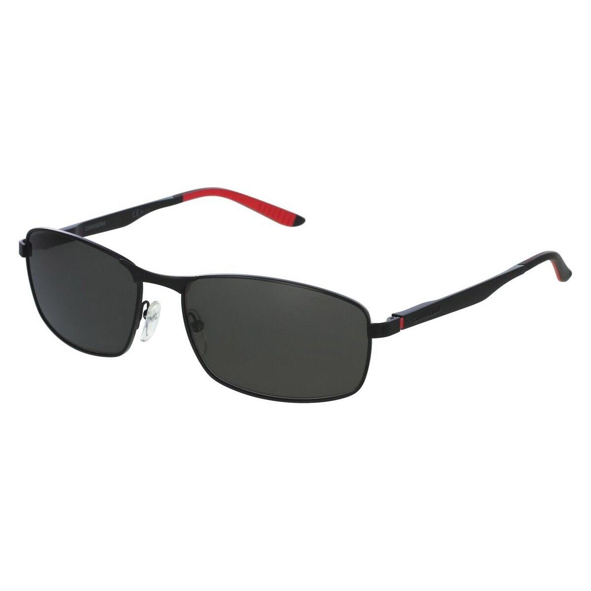 Carrera 8012/S Sunglasses Men 0003 Matte Black Rectangle 60mm