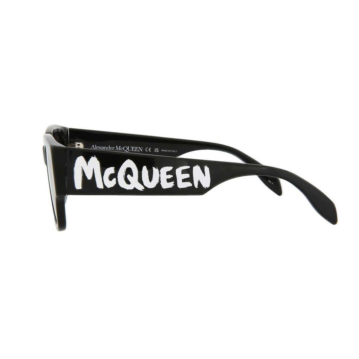 Sunglasses Mens Alexander Mcqueen Designer Sunglasses For Men AM0329S Black