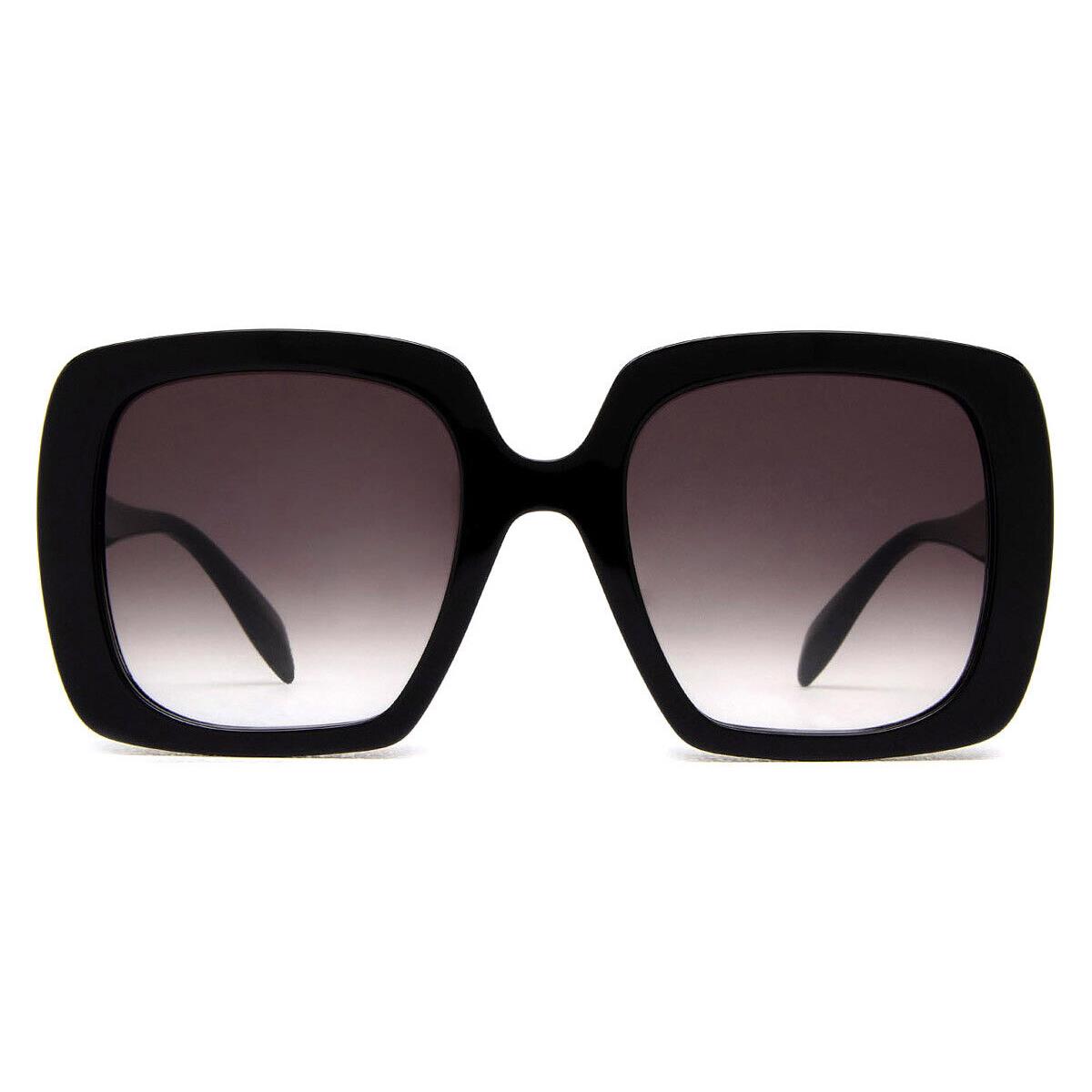 Alexander Mcqueen AM0378S Sunglasses Black Gray Gradient 54