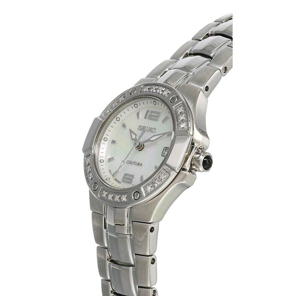 Seiko Women`s Coutura Collection Mother-of-pearl Dial Watch SXD797