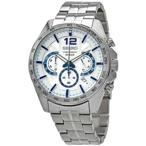 Seiko Quartz Chronograph Watch SSB343P1