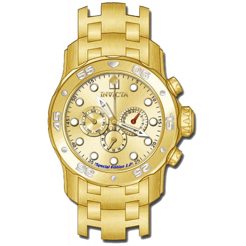 Invicta Men`s 15046 Special Edition Pro Diver Scuba Gold Tone Quartz Watch