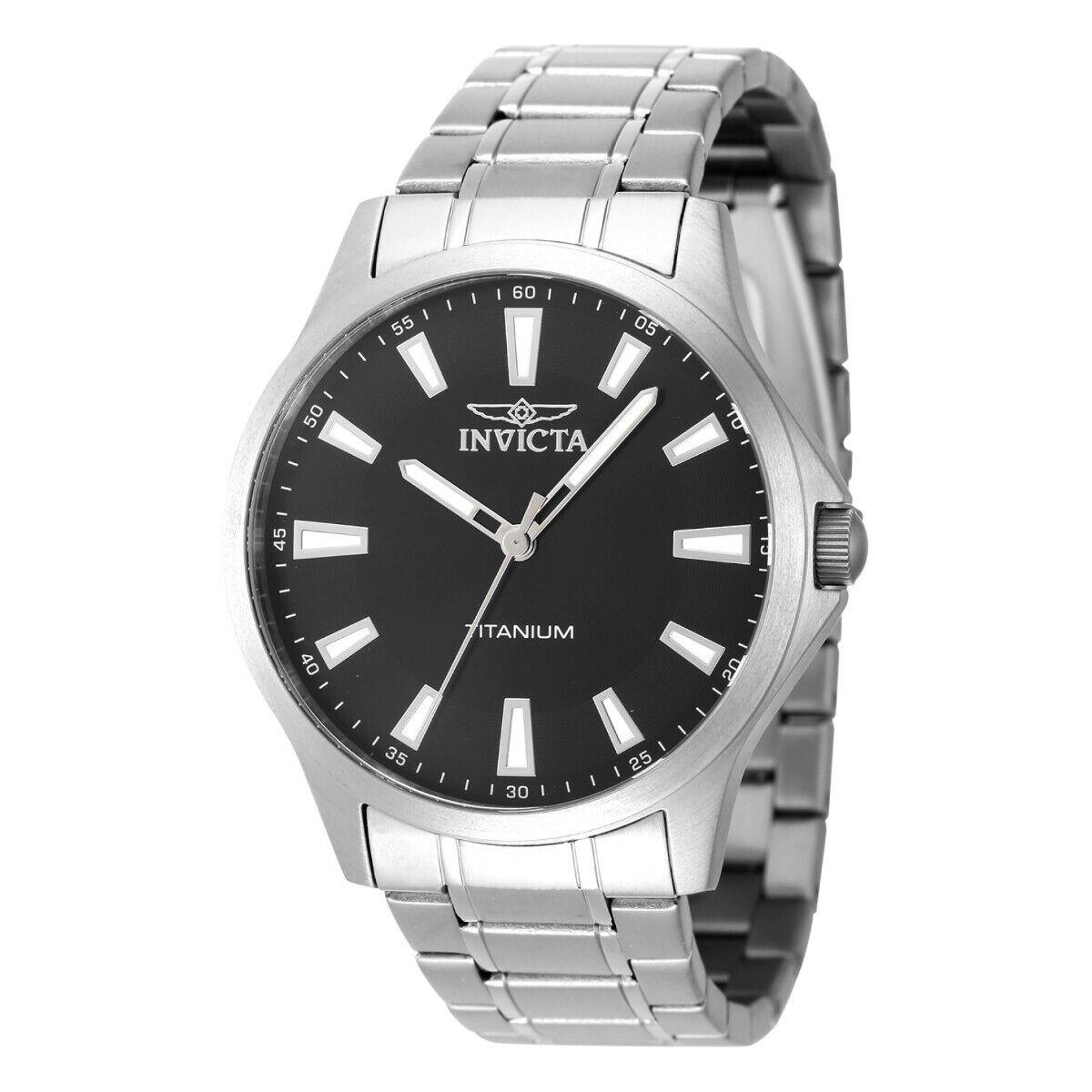 Invicta TI-22 Solid Titanium Men`s Watch - 43mm 47515