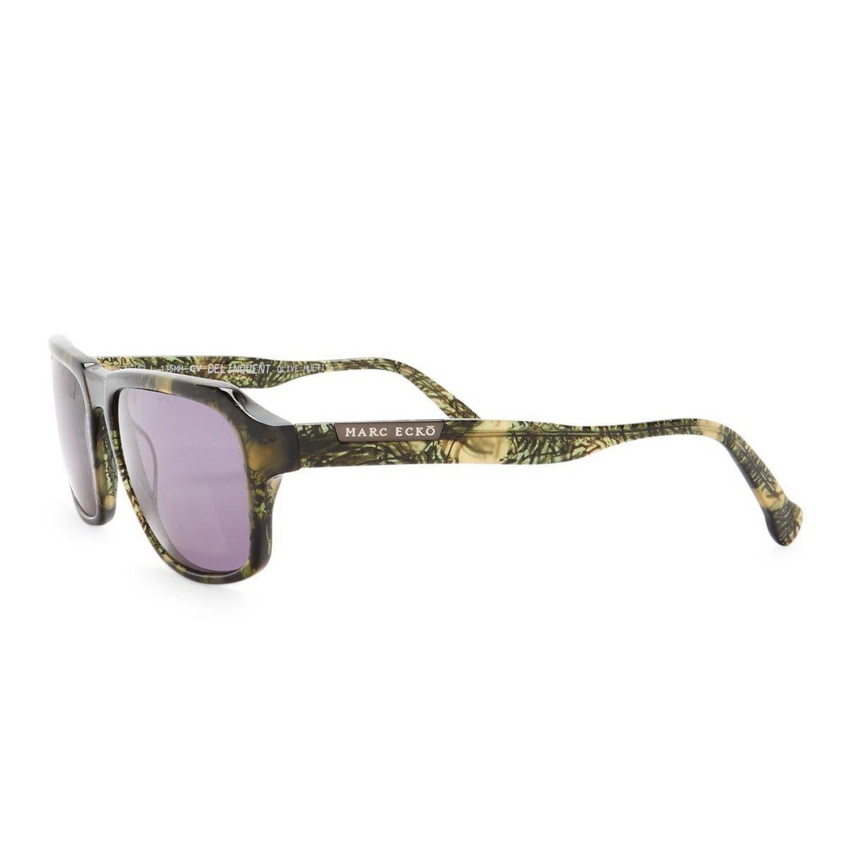 Marc Ecko Mens Olive Multi Color Delinquent Square Sunglasses Orig