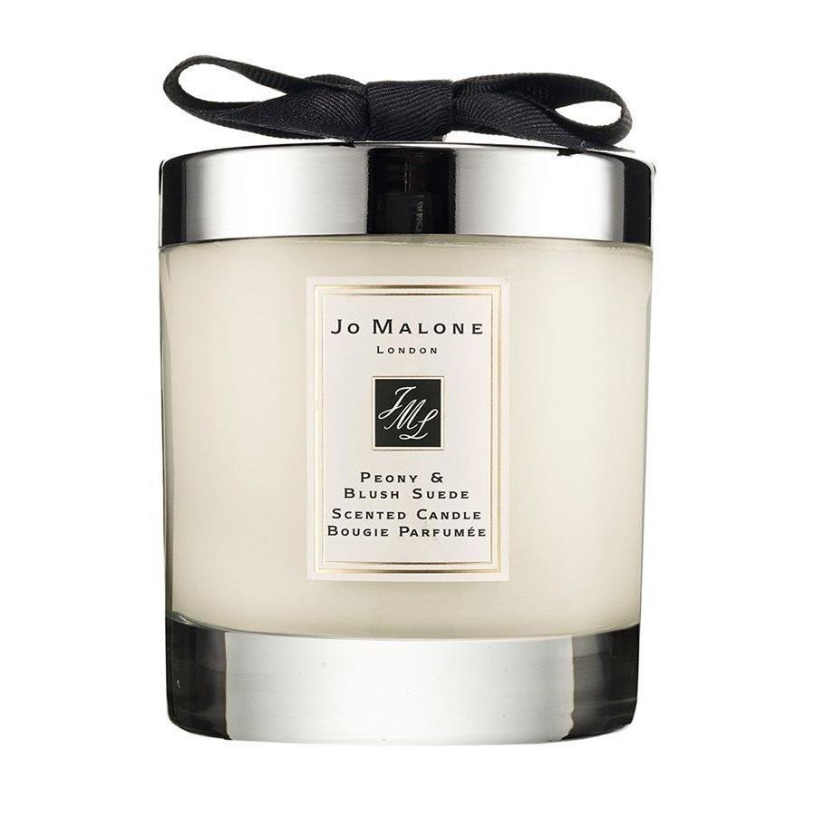 Jo Peony & Blush Suede Malone Cologne Peony Blush Suede Scented Home Candle 7 oz / 200 g 2.5 Inch