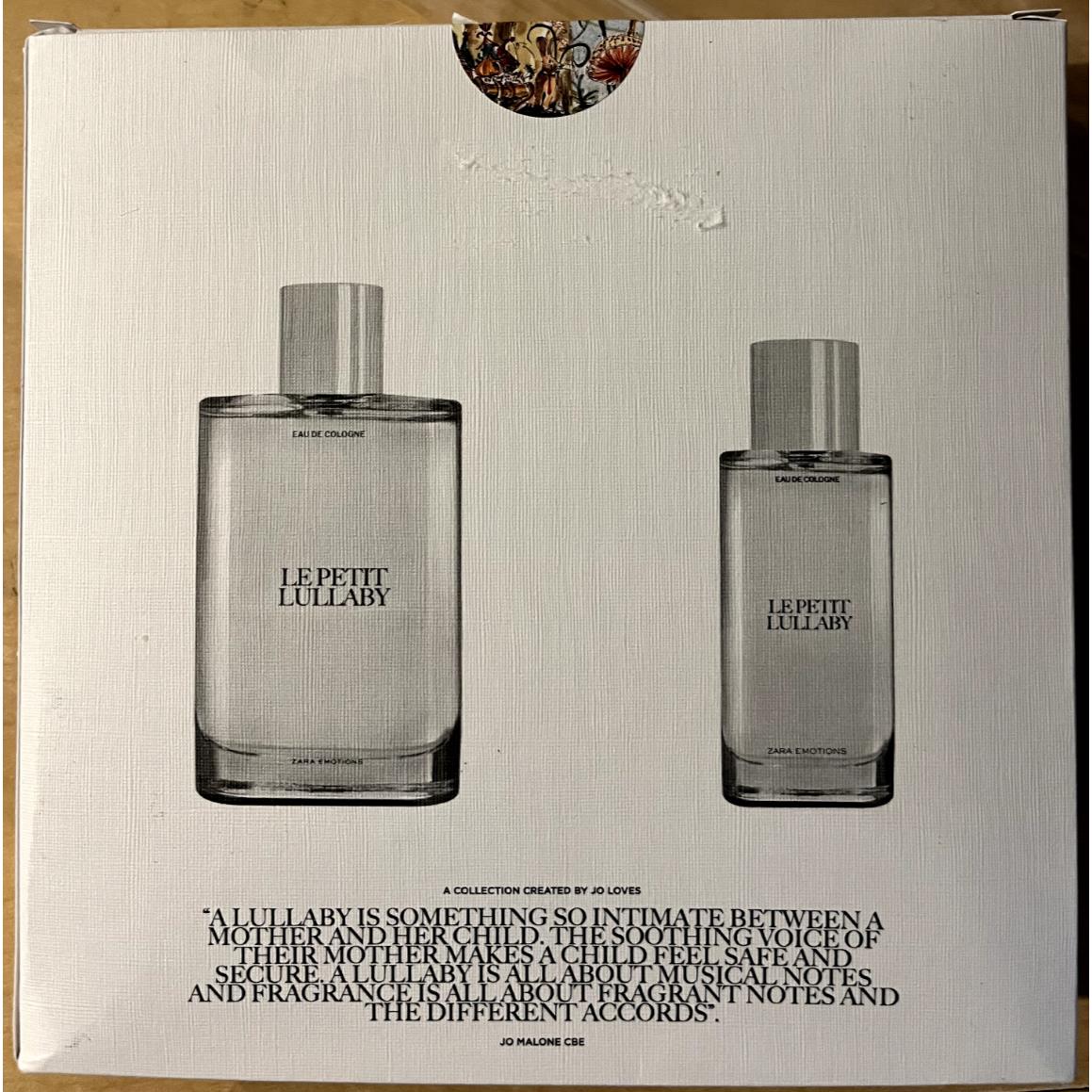 Zara x Jo Malone LE Petit Lullaby Eau De Cologne 90ML + 40 ML