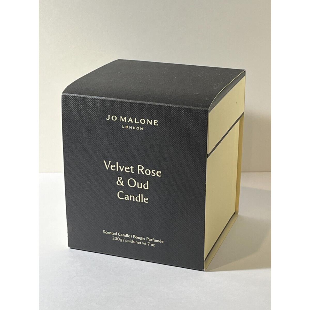 Jo Malone London Velvet Rose Oud Scented Home Candle 7 oz Gift Box