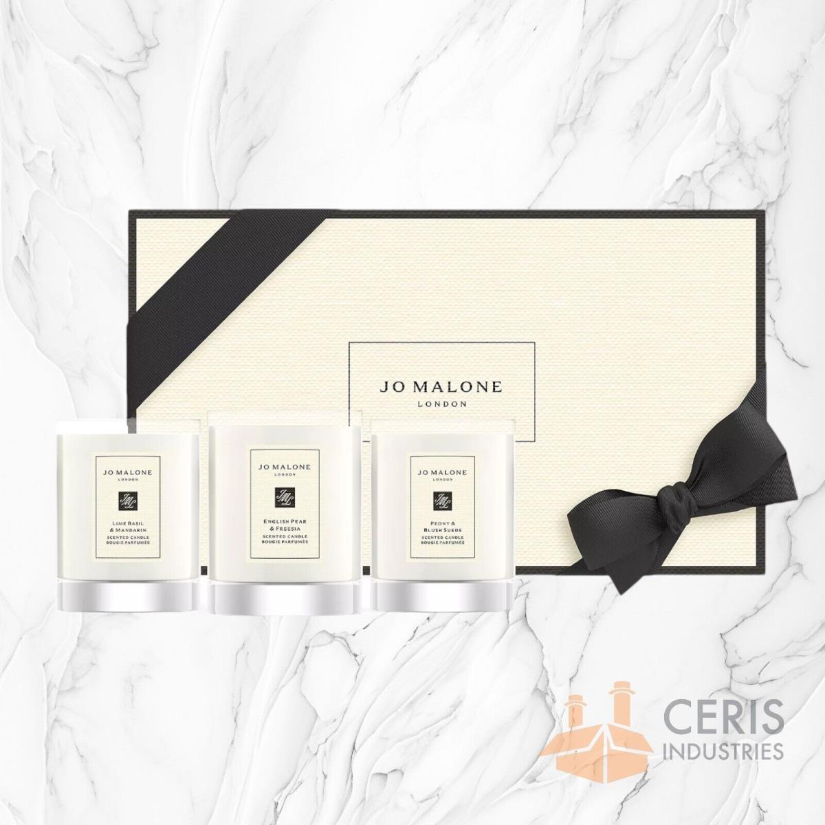 Jo Malone Travel Candle Trio 3 Scented Mini Candle Set