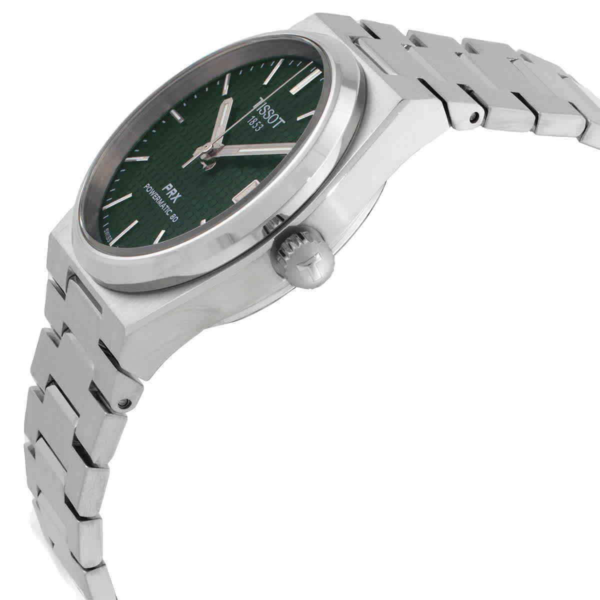 Tissot Prx Automatic Green Dial Unisex Watch T1372071109100