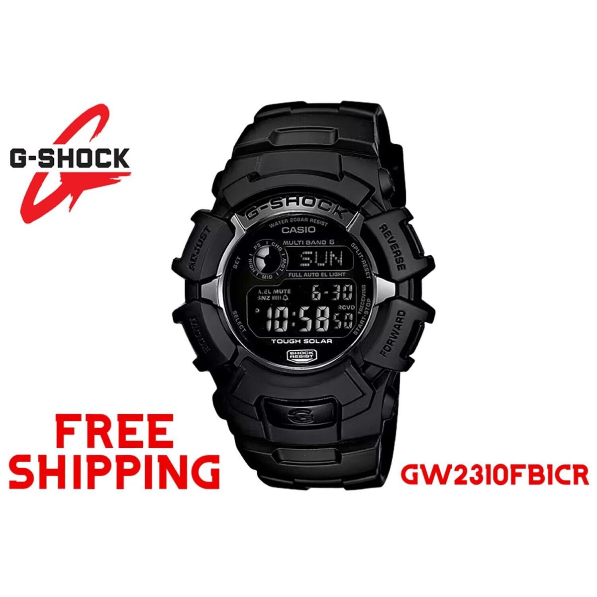 G-shock GW2310FB-1CR Tactical Solar Watch - Black Shock Resistant