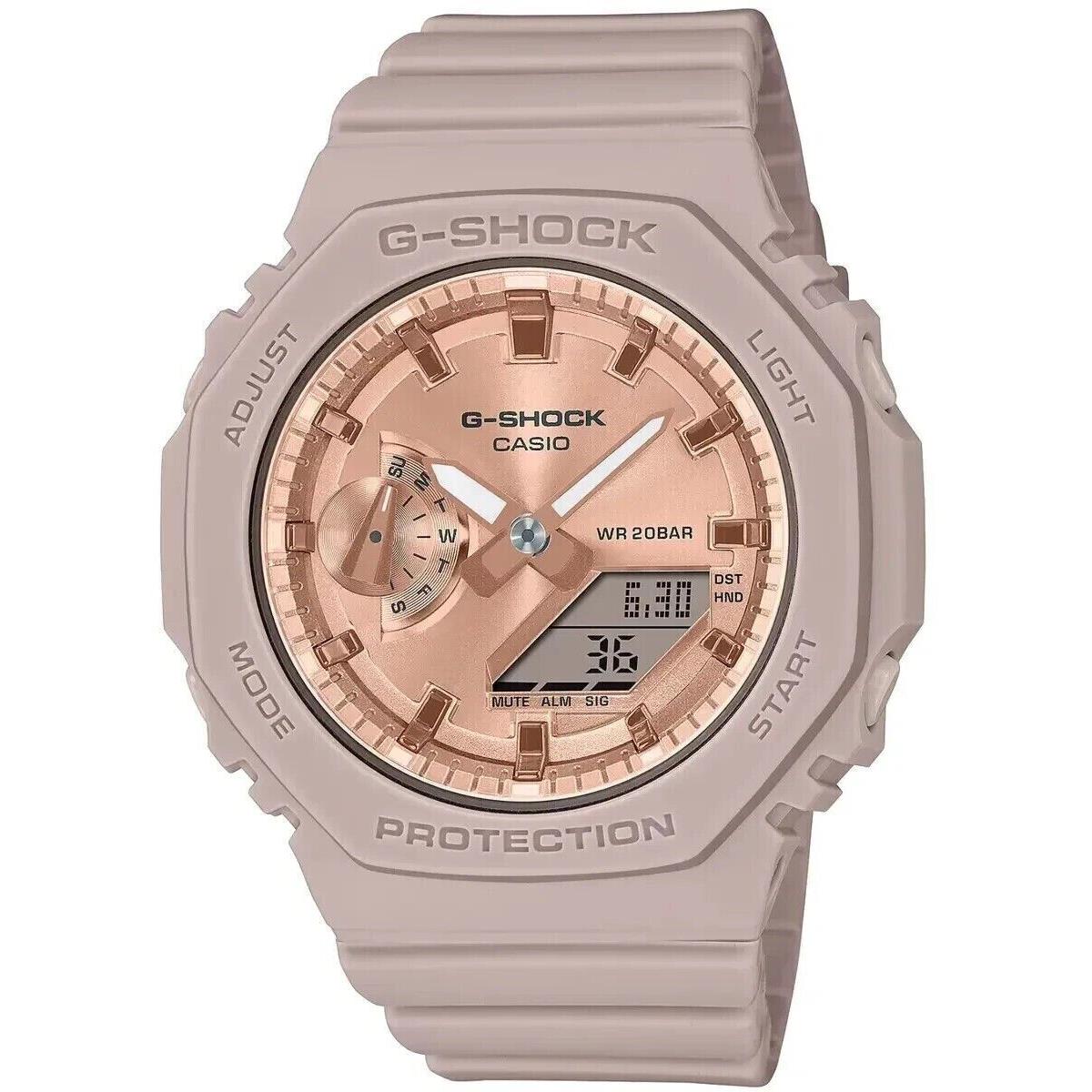 Casio G-shock Gmas Series GMAS2100MD-4A Women`s Carbon Core Guard Structure