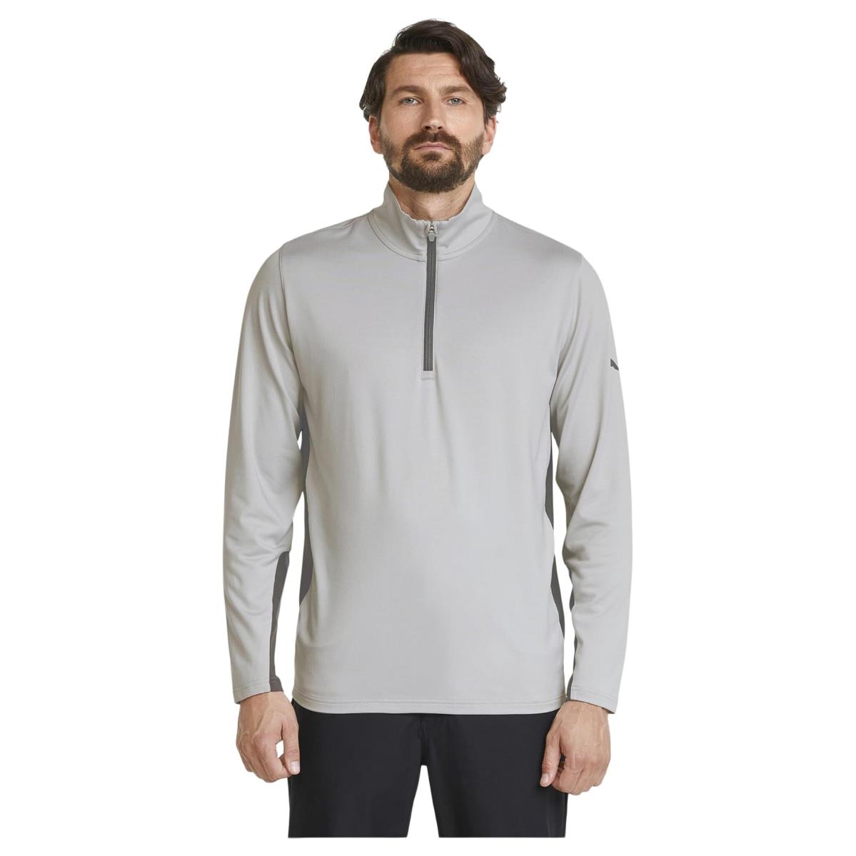 Man`s Shirts Tops Puma Golf Gamer 1/4 Zip High-Rise