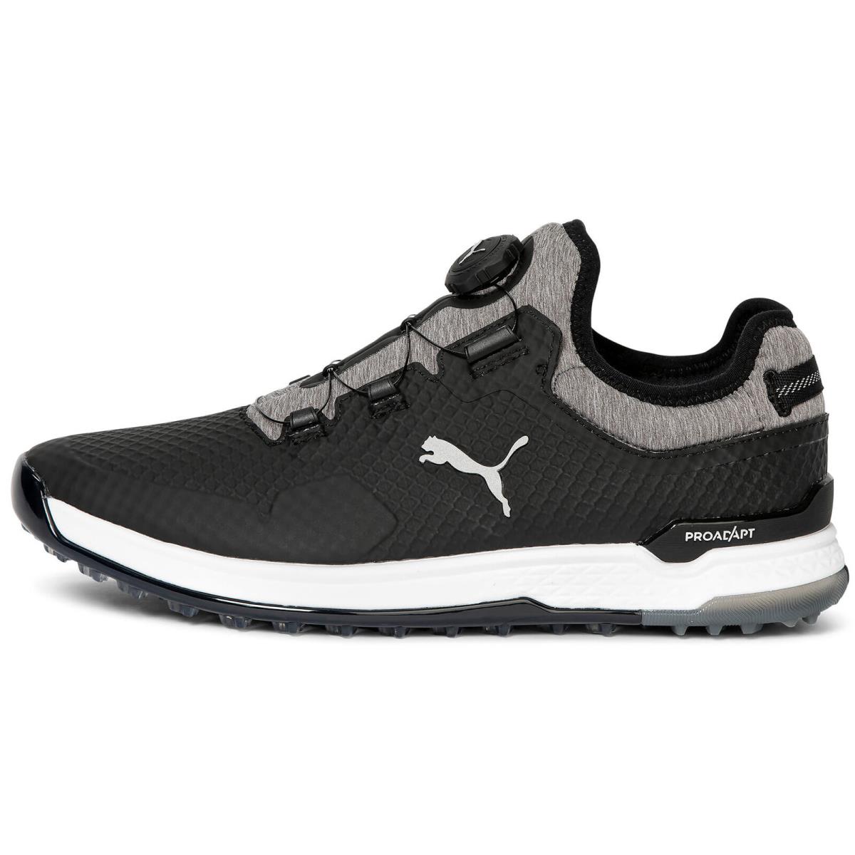 Puma Proadapt Alphacat Disc Golf Shoes 376043-02 Black/silver Men`s - Black