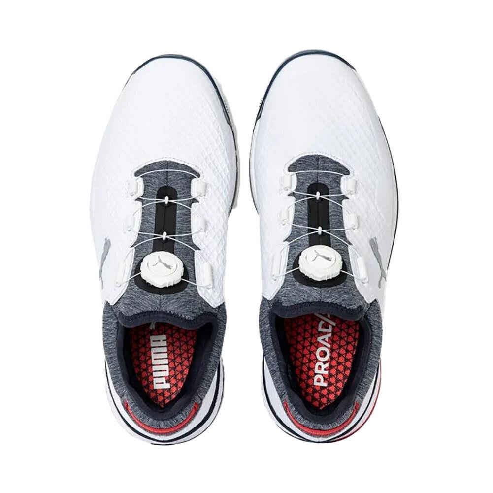 Puma Proadapt Alphacat Disc Golf Shoes - White/navy - White