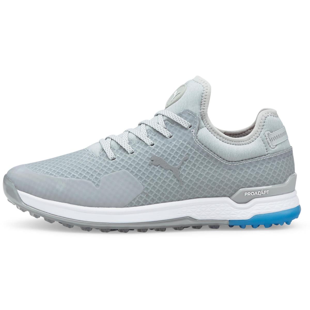 Puma Proadapt Alphacat Golf Shoes 195695-04 High Rise/silver/blue Men`s - High Rise/Silver/Ibiza Blue