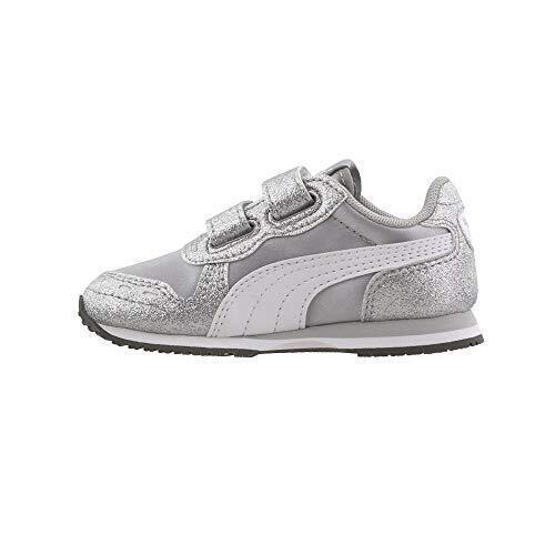 Puma Kids` Cabana Racer Silver/White/Violet