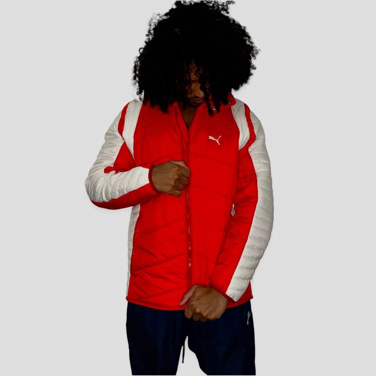 Red puma windbreaker deals