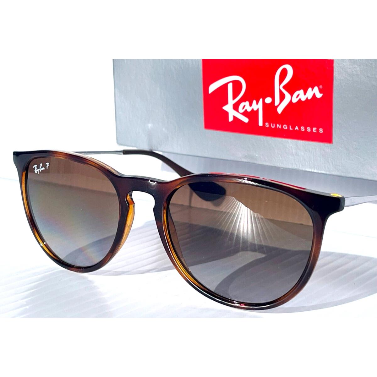 Ray Ban Erika Brown Tortoise Polarized Grad Brown Lens Sunglass RB 4171 710/T5