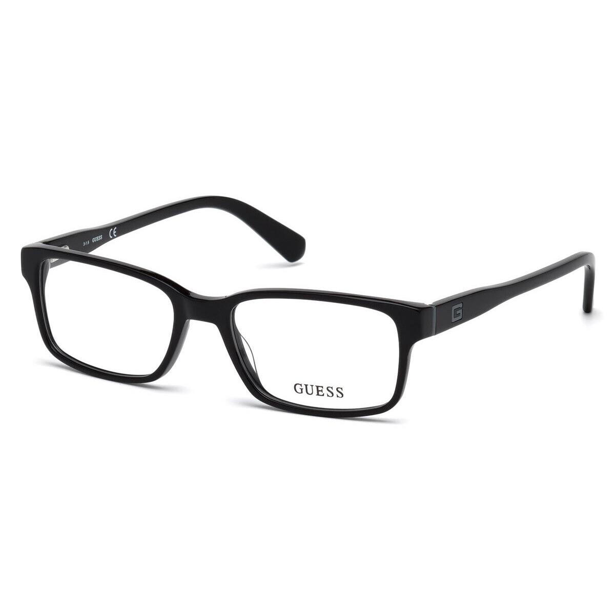 Guess GU1906 Eyeglasses Men Shiny Black Geometric 53mm