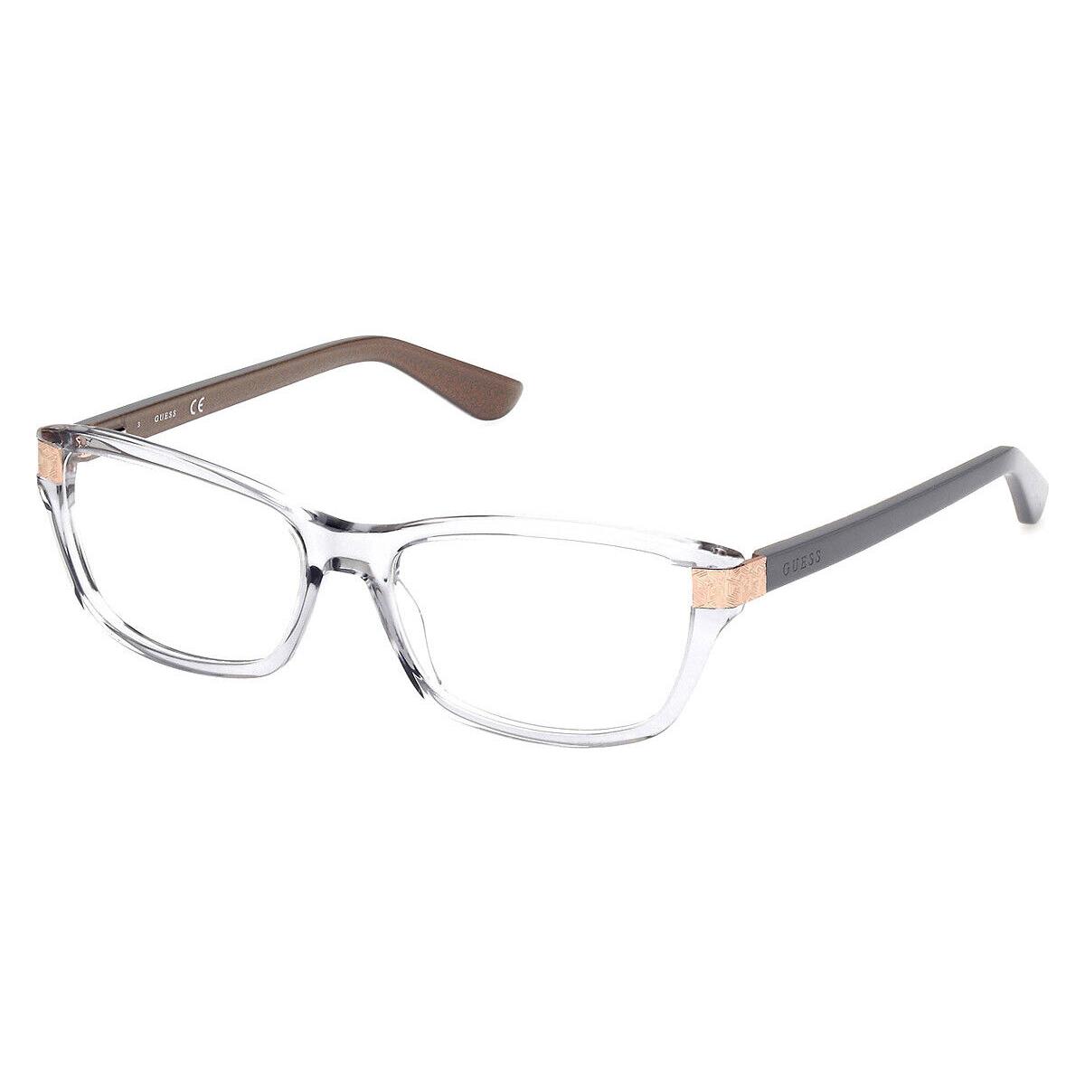 Guess GU2956 Eyeglasses Women Gray/other Rectangle 54mm