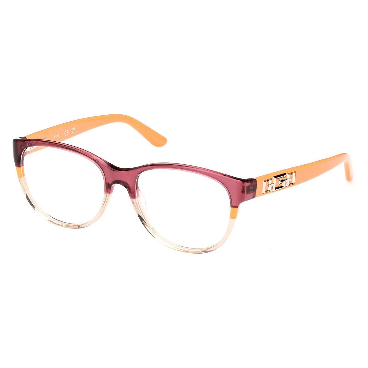 Guess GU2980 Eyeglasses Women Orange/other 53mm