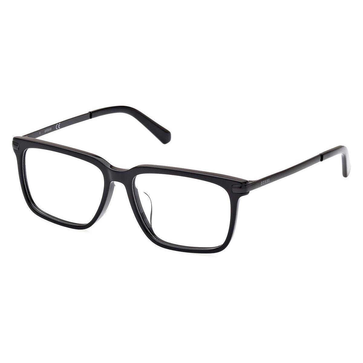 Guess GU50077-D Eyeglasses Men Shiny Black 55mm