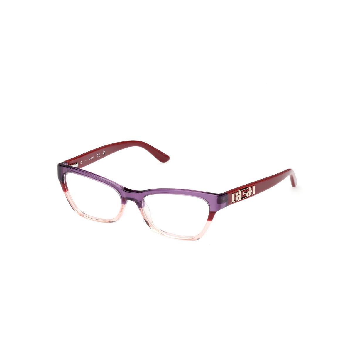 Guess GU2979-071-52 Purple Red Eyeglasses