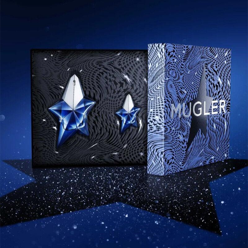 2pc Set Angel Elixir By Mugler 25ml Edp Refillable Star Spray 5ml Edp Mini