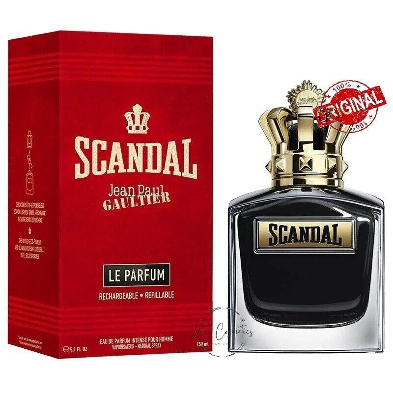 Jean Paul Gaultier Scandal LE Parfum EDP3.4 oz Refillable Spray Men -new