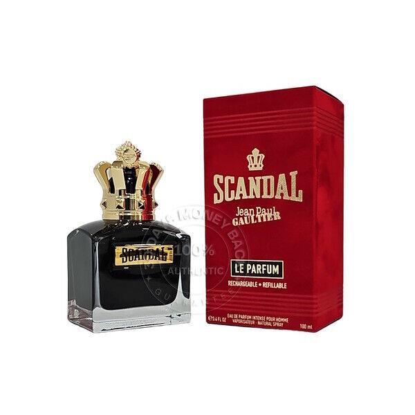 Jean Paul Gaultier Scandal LE Parfum Edp Intense 3.4 oz Rechargeable Spray