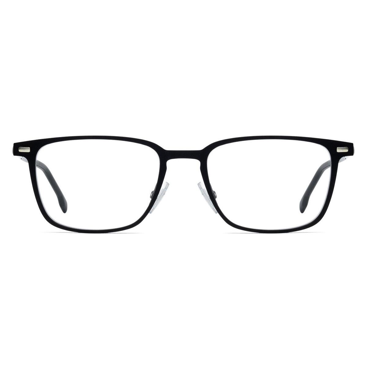 Hugo Boss 1021 Eyeglasses Men 0003 Matte Black Rectangle 52mm