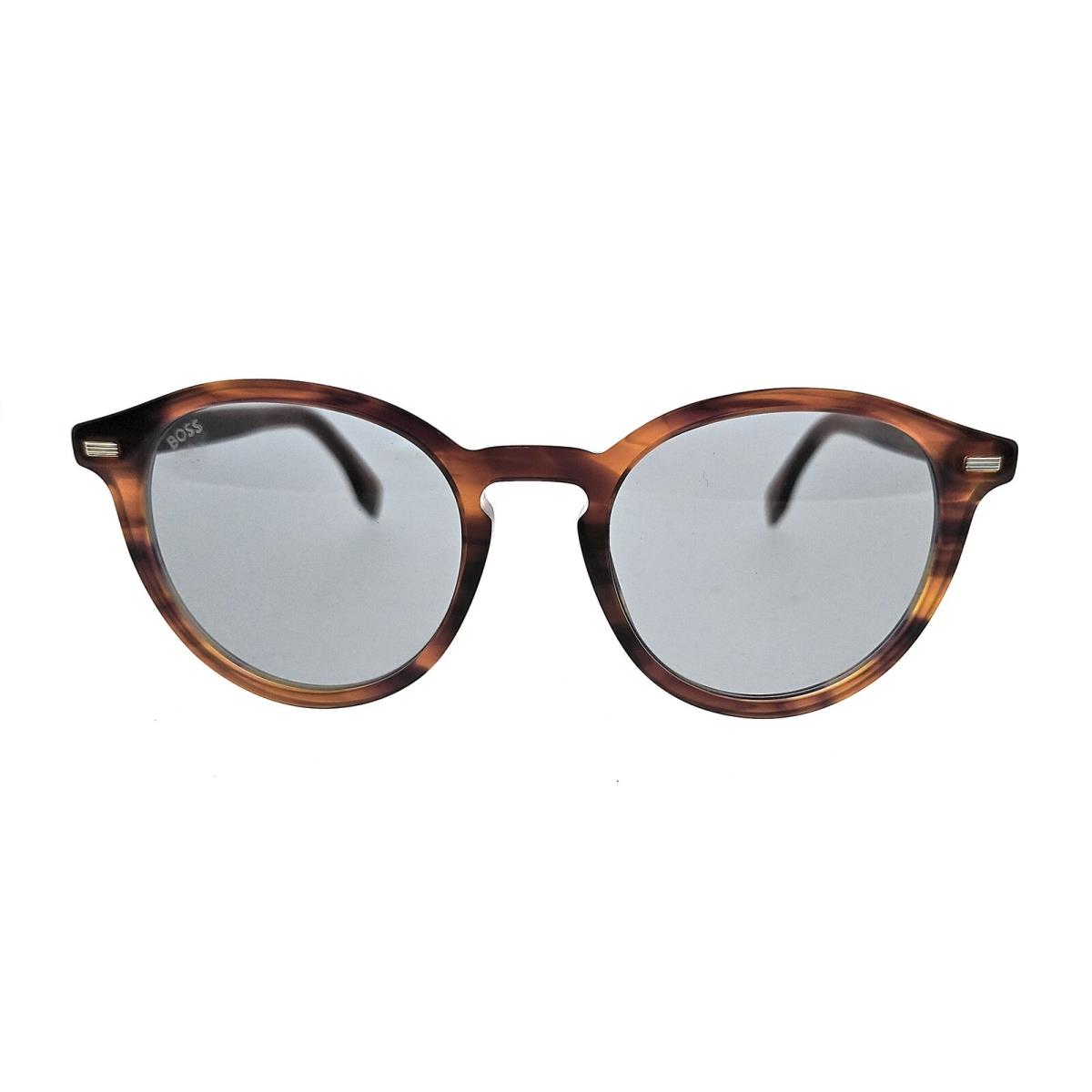 Hugo Boss Boss 1365/S SX7 SX7 Light Havana Round Sunglasses